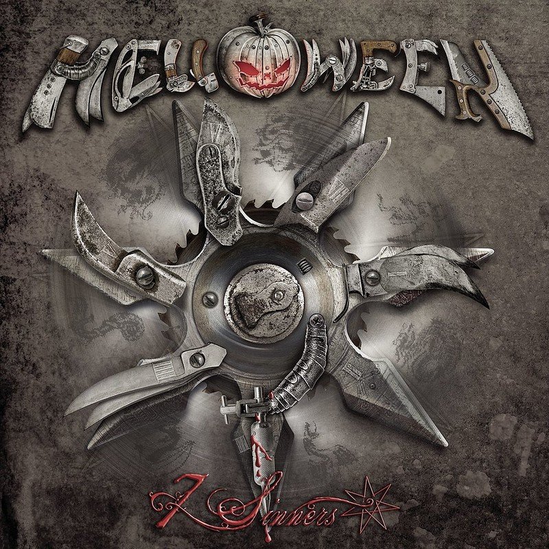 Capa de 7 Sinners do Helloween