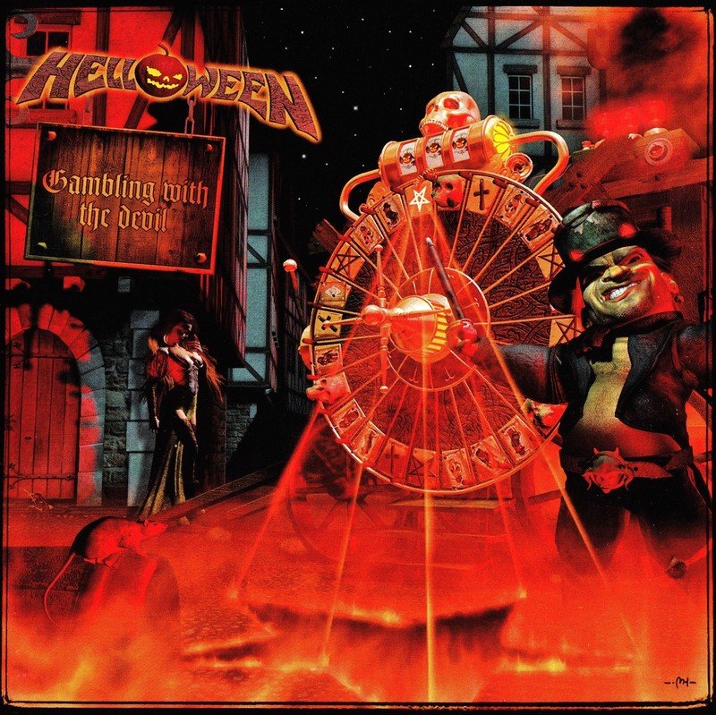 Capa de Gambling with the Devil do Helloween