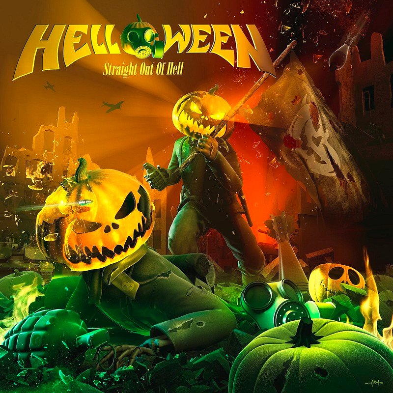 Capa de Straight Out of Hell do Helloween