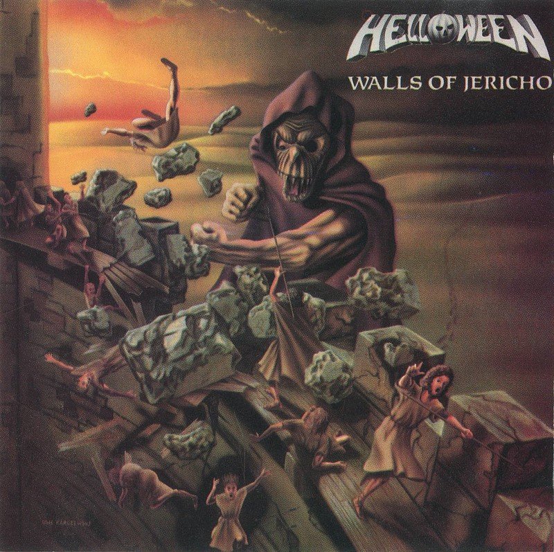 Capa de Walls of Jericho do Helloween